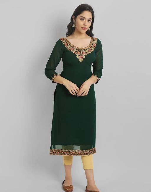Checkout this latest Kurtis
Product Name: *Aakarsha Refined Kurtis*
Fabric: Georgette
Sleeve Length: Three-Quarter Sleeves
Pattern: Embroidered
Combo of: Single
Sizes:
S (Bust Size: 18 in, Size Length: 42 in) 
M (Bust Size: 19 in, Size Length: 42 in) 
L (Bust Size: 20 in, Size Length: 42 in) 
XL (Bust Size: 21 in, Size Length: 42 in) 
XXL (Bust Size: 22 in, Size Length: 42 in) 
Country of Origin: India
Easy Returns Available In Case Of Any Issue


SKU: HITU-GREEN
Supplier Name: ASPEEYA CREATION

Code: 263-112140334-999

Catalog Name: Aakarsha Refined Kurtis
CatalogID_32556730
M03-C03-SC1001