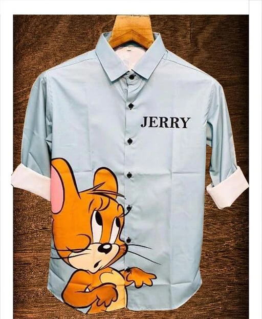 tom and jerry button up