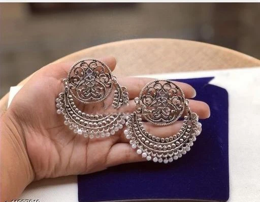 Earrings & Studs
Trendy Women’s Earrings 
Base Metal: Alloy
Plating: Oxidised Silver
Stone Type: Artificial Stones & Beads
Sizing: Non-Adjustable
Type: Drop Earrings
Multipack: 1
Size: Free Size
Country of Origin: India
Sizes Available: 

SKU: BT - 97 
Supplier Name: B Trendy

Code: 771-11297010-363

Catalog Name: Trendy Women’s Earrings 
CatalogID_2112696
M05-C11-SC1091