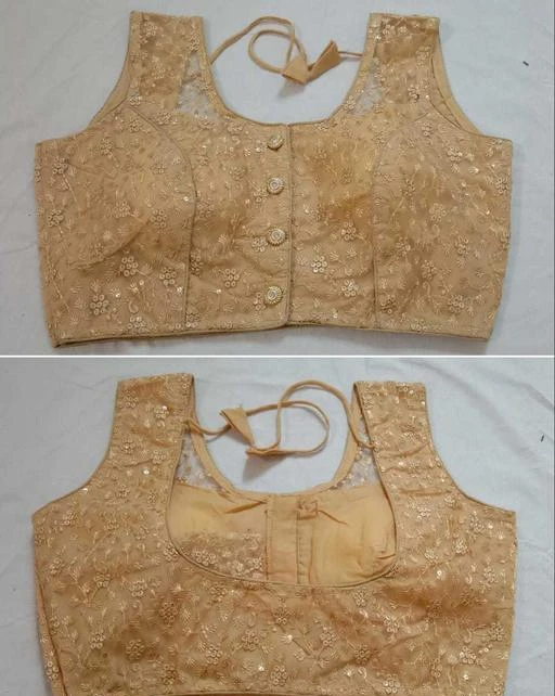 Checkout this latest Blouse (Deleted)
Product Name: *Trendy Graceful Women Blouses*
Fabric: Super Net
Sleeve Length: Sleeveless
Pattern: Embroidered
Net Quantity (N): 1
Sizes:
30, 32, 34, 36 (Bust Size: 36 in, Length Size: 14 in) 
38 (Bust Size: 38 in, Length Size: 14 in) 
40 (Bust Size: 39 in, Length Size: 14 in) 
Free Size (Bust Size: 40 in, Length Size: 14 in) 
Country of Origin: India
Easy Returns Available In Case Of Any Issue


SKU: naina06
Supplier Name: RUHI FASHION

Code: 013-11327455-849

Catalog Name: Trendy Superior Women Readymade Blouse
CatalogID_2120427
M03-C06-SC1007
.