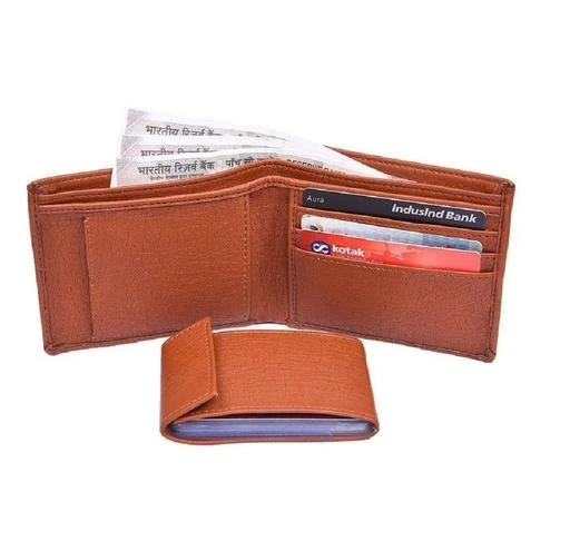  Stylish Artificial Leather Designer Wallet / Men Stylish  Artificial