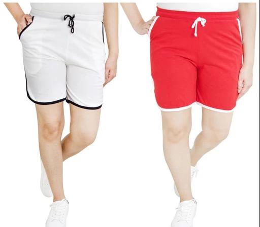 Checkout this latest Shorts
Product Name: *Neska Moda Pack Of 2 Women Solid White And Red Cotton Boxer Shorts With 2 Side Pocket -XB321AndXB342*
Fabric: Cotton
Pattern: Solid
Net Quantity (N): 2
Nail the style of the season wearing women solid white and red large size boxer shorts by Neska Moda. Designed with absolute perfection these shorts are made of cotton making them soft against the skin, the shorts comes with two side pocket for added comfort, the drawstring fastening on the waistband promises an excellent grip and fit all day long. the shorts comes with stylish contrasting side piping keep them trendy and highly fashionable. These pack of 2 shorts are ideal for running, gymimg, bed wear or night wear, daily casual wear, you can teamed up with a pair of white sneakers and a printed top to look your best when you wear them out for a trendy look. proudly make in india product.
Sizes: 
32 (Waist Size: 32 in, Length Size: 16 in, Hip Size: 32 in) 
Country of Origin: India
Easy Returns Available In Case Of Any Issue


SKU: XB321andXB342-NM-WhtRed-L-1Set-310
Supplier Name: TOPNTOE E-COMMERCE INDIA PRIVATE LIMITED

Code: 874-114885649-9941

Catalog Name: Gorgeous Trendy Women Shorts
CatalogID_33412182
M04-C08-SC1038