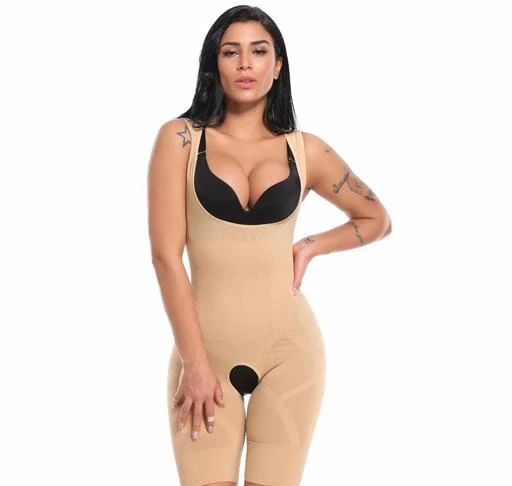 Buy Women Tummy Control Full Body Shaper Shapewear Bodysuit High