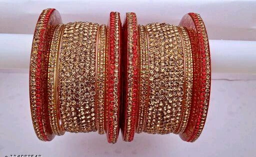 Checkout this latest Bracelet & Bangles
Product Name: *Twinkling Graceful Bracelet & Bangles*
Base Metal: Meta
Plating: Gold Plated
Stone Type: Crystals
Sizing: Non-Adjustable
Type: Bangle Style
Net Quantity (N): 1
Sizes:2.2, 2.3, 2.4, 2.5, 2.6, 2.8
Kavy   BANGLE  STORE suppliers welcomes you to the world of designer jewellery. It was modest beginning a decade ago. In an endeavour to delightfully surprise its customers, travels around the country to procure exquisite and rare pieces of ornamentation. World-class Craftsmanship, jewellery makes people remember not only the jewellery itself, but also the woman who wears that jewellery. Kavy BANGLE STORE  suppliers   will never fail to meet your expectations. At  , Kavy  BANGLE STORE suppliers it is not about ornaments, but a treasure that will be cherished forever. Come, be a part of the Kavy  BANGLE STORE family and experience a relation of trust, a promise of quality and a tradition of happiness. traditional bangles for women wedding,bangle set,bangles & bracelets,bangles for girls,bangles for women,bangles for women latest design,bangles for women stylish,bangles for women traditional,bangles set for women traditional 2.4,chuda bangles women,gold plated bangles,kada bangles for women,metal bangles,oxidised bangles for women,traditional bangles for women,traditional gold plated bangles,traditional bangles for women wedding chura, Kavy BANGLE STORE traditional bangles for women,bangles set for women traditional
Country of Origin: India
Easy Returns Available In Case Of Any Issue


SKU: AdSz1gVr
Supplier Name: KAVY ONLINE STORE

Code: 012-114983543-9931

Catalog Name: Twinkling Graceful Bracelet & Bangles
CatalogID_33445919
M05-C11-SC1094