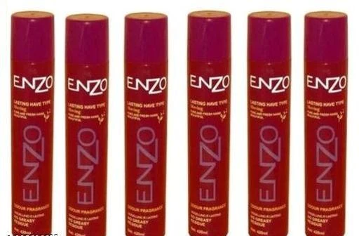  - Enzo Lasting Hair Spray For Strong Hair 420 Ml Pack Of 6 /  Advanced