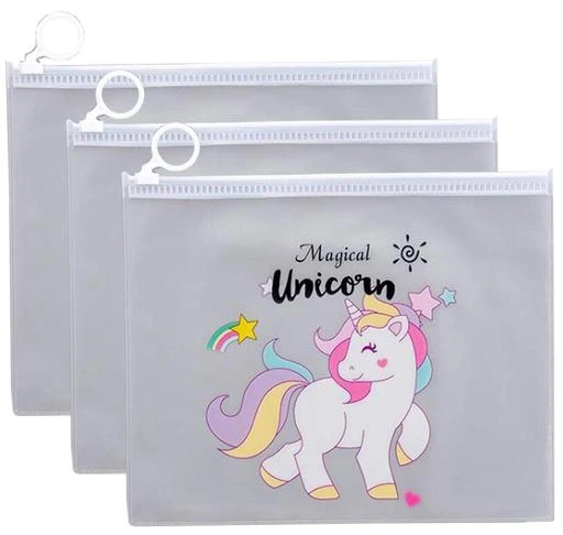 Checkout this latest Pouches & Potlis
Product Name: *Trendy Cometic Pouches Makeup Organizers Unicorn Pouch transparent return gifts for kids birthday stationery case Pack of 3*
Material: Polyester
Pattern: Printed
Multipack: 1
Sizes: 
Free Size (Length Size: 21 cm, Width Size: 17 cm, Height Size: 12 cm) 
Country of Origin: India
Easy Returns Available In Case Of Any Issue


SKU: unicorn_pouch_3
Supplier Name: ORANGEKRAFT

Code: 381-11600657-213

Catalog Name: Voguish Alluring Women Pouches & Potlis
CatalogID_2187046
M07-C20-SC2013