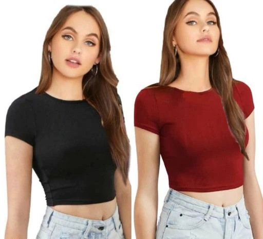 Checkout this latest Tshirts
Product Name: *Combo Of Casual Hosiery Crop Top Black And Maroon*
Fabric: Cotton
Sizes:
S (Bust Size: 34 in, Length Size: 17 in) 
M (Bust Size: 36 in, Length Size: 17 in) 
L (Bust Size: 38 in, Length Size: 17 in) 
XL (Bust Size: 40 in, Length Size: 17 in) 
Country of Origin: India
Easy Returns Available In Case Of Any Issue


SKU: Top-347 Tani Combo Black And Maroon
Supplier Name: CE Dresses0

Code: 462-11673064-816

Catalog Name: Classic Fashionista Women Tops & Tunics
CatalogID_2205052
M04-C07-SC1020