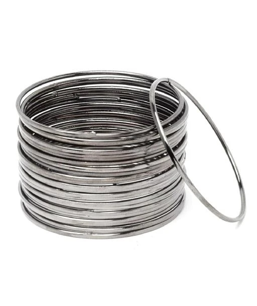 Plain silver clearance metal bangles