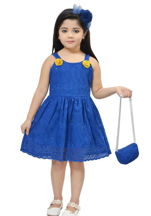 Checkout this latest Frocks & Dresses
Product Name: *Linotex Girls Cute Classy Frocks & Dresses*
Fabric: Cotton Blend
Sleeve Length: Sleeveless
Pattern: Self-Design
Net Quantity (N): Single
Sizes:
2-3 Years (Bust Size: 26 in, Length Size: 18 in) 
3-4 Years (Bust Size: 27 in, Length Size: 19 in) 
4-5 Years (Bust Size: 29 in, Length Size: 20 in) 
5-6 Years (Bust Size: 30 in, Length Size: 21 in) 
6-7 Years (Bust Size: 31 in, Length Size: 22 in) 
Dress your little girl with this high quality dress From Linotex available with a reasonable & nominal rate.This Cotton based Dress have a variety of colour can make your girl shine like a star. Size available from 2Years-8Years.
Country of Origin: India
Easy Returns Available In Case Of Any Issue


SKU: BF-597
Supplier Name: SANGAM  FASHION4U

Code: 914-116962492-998

Catalog Name: Pretty Elegant Girls Frocks & Dresses
CatalogID_34079060
M10-C32-SC1141