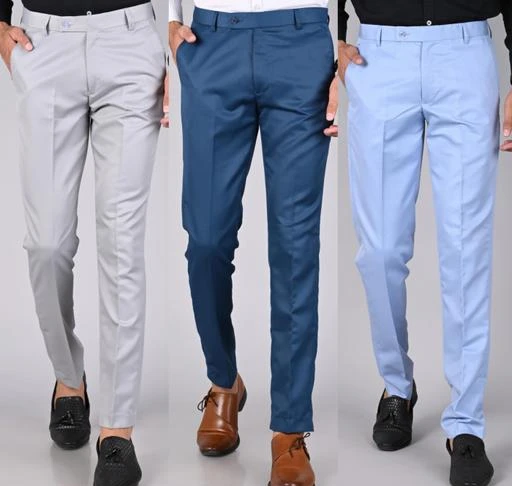 Buy Men Grey Check Slim Fit Formal Trousers Online  654827  Peter England
