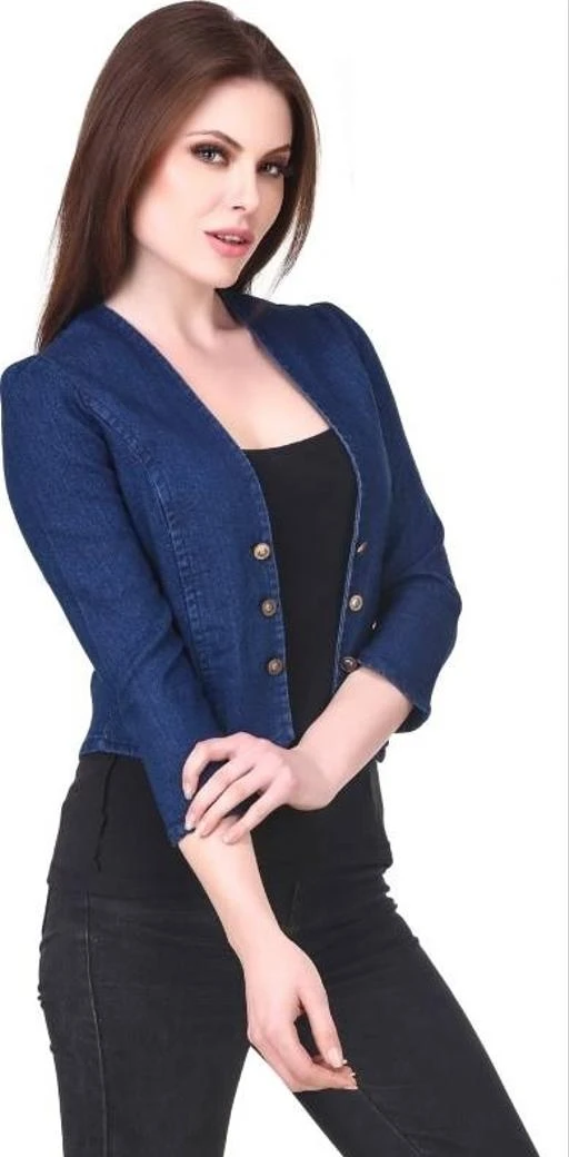 Checkout this latest Jackets
Product Name: *Trendy Denim Jacket*
Sizes: 
S, M, L, XL
Country of Origin: India
Easy Returns Available In Case Of Any Issue


SKU: 489. Darkk 6 button shrug 
Supplier Name: Trendyfrog

Code: 303-1171477-489

Catalog Name: Trendyfrog Bianca Casual Denim Jackets Vol 2
CatalogID_146221
M04-C07-SC1023