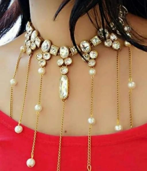 Checkout this latest Necklaces & Chains
Product Name: *Shimmering Bejeweled Women Necklaces*
Base Metal: Alloy
Plating: Gold Plated
Stone Type: Kundan
Sizing: Choker
Type: Necklace
Sizes:Free Size
Country of Origin: India
Easy Returns Available In Case Of Any Issue


SKU: 8rwv
Supplier Name: Vogue_fashion

Code: 553-11733948-999

Catalog Name: Shimmering Bejeweled Women Necklaces
CatalogID_2220154
M05-C11-SC1092