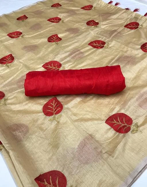 Checkout this latest Sarees
Product Name: *Attractive Embroidered Chanderi Cotton Saree*
Saree Fabric: Chanderi Cotton
Pattern: Embroidered
Blouse Pattern: Solid
Sizes: 
Free Size
Country of Origin: India
Easy Returns Available In Case Of Any Issue


SKU: PAN_PARAG_CHIKU
Supplier Name: P Variety

Code: 134-1177199-3111

Catalog Name: Siya Red Embroidered Chanderi Cotton Sarees with Tassels and Latkans
CatalogID_147087
M03-C02-SC1004