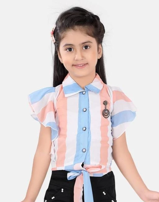 Fcity In Cutipie Peach Printed Pure Cotton Top And For Princess