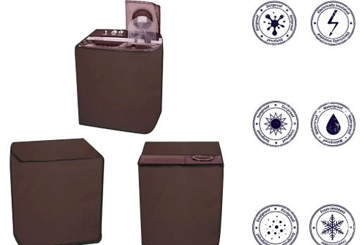 Checkout this latest Washing Maching Cover
Product Name: *Padmansh® Semi Automatic Washing Machine Cover for with Zip and Waterproof, Dustproof and Weatherproof, suitable for 8.2kg 8.5kg 9.2kg, 9.5kg, 10kg (Brown) *
Material: PVC
Type: Washing Maching Cover
Pattern: Solid
Product Breadth: 21 Inch
Product Length: 33 Inch
Product Height: 38 Inch
Net Quantity (N): 1
 Padmansh® Change The Look of Your Washing Machine with This Trendy Cover Presented by Padmansh. Besides, This One Will Keep Your Washing Companion Free of Dust and Dirt While Ensuring It the Protection to Last Long. It Will Be the Ideal Buddy for Your Standard 6 Kg To 8 Kg Washing Machines. This Washing Machine Cover by Brand Padmansh Is Crafted with Waterproof Material to Keep the Unwanted Moisture Away from Your Appliance. With This Cover, You Can Also Keep Dust Away as It Is Designed Specifically to Be Dust Repelling. Country of Origin: India Share Text: Catalog Name:*Modern Washing Maching Cover* Material: PVC Type: Washing Maching Cover Product Breadth: 22 Inch Product Length: 35 Inch Product Height: 38 Inch Net Quantity (N): 1 Dispatch: 2-3 Days 
Country of Origin: India
Easy Returns Available In Case Of Any Issue


SKU: W/M-Fully-XL-Brown
Supplier Name: smart Eshop

Code: 583-118354398-996
CatalogID_34539059
M08-C25-SC2737