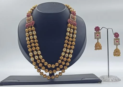 Checkout this latest Jewellery Set
Product Name: *Elite Beautiful Jewellery Sets*
Base Metal: Alloy
Plating: Gold Plated
Stone Type: Pearls
Type: Necklace and Earrings
Multipack: 1
Country of Origin: India
Easy Returns Available In Case Of Any Issue


SKU: SMC Jewellery
Supplier Name: SHREE MATAJI CREATION

Code: 545-11870277-7671

Catalog Name: Elite Beautiful Jewellery Sets
CatalogID_2253688
M05-C11-SC1093