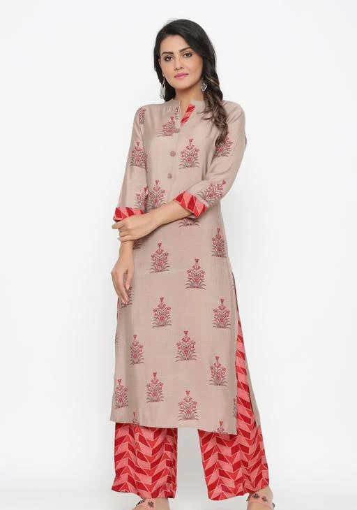 Checkout this latest Kurta Sets
Product Name: *Women Silk A-line Printed Long Kurti With Palazzos*
Kurta Fabric: Silk
Bottomwear Fabric: Silk
Fabric: Silk
Sleeve Length: Three-Quarter Sleeves
Set Type: Kurta With Bottomwear
Bottom Type: Palazzos
Pattern: Printed
Multipack: Single
Sizes:
M (Bust Size: 38 in, Kurta Length Size: 46 in, Bottom Length Size: 38 in) 
L (Bust Size: 40 in, Kurta Length Size: 46 in, Bottom Length Size: 38 in) 
XL (Bust Size: 42 in, Kurta Length Size: 46 in, Bottom Length Size: 38 in) 
XXL (Bust Size: 44 in, Kurta Length Size: 46 in, Bottom Length Size: 38 in) 
Country of Origin: India
Easy Returns Available In Case Of Any Issue



Catalog Name: Women Silk A-line Printed Long Kurti With Palazzos
CatalogID_2266257
C74-SC1853
Code: 948-11920336-9914