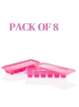 21 Cavity Pop Up Ice Cube Trays with Lid for Freezer with Easy