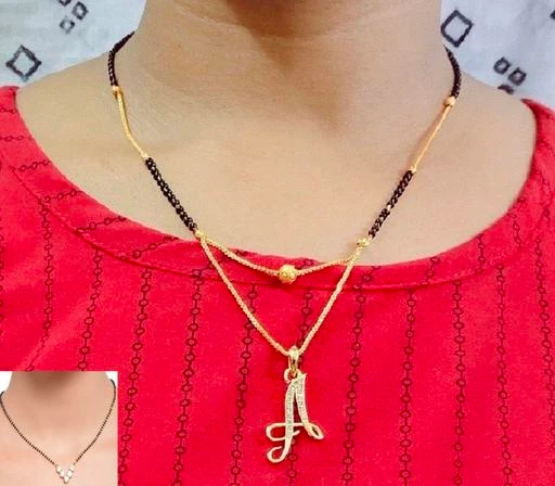 A on sale letter mangalsutra