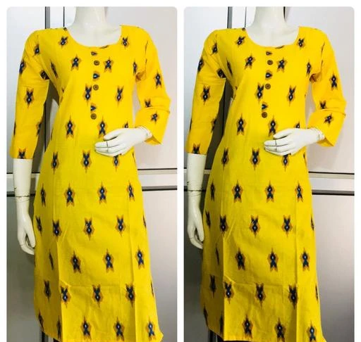 Checkout this latest Kurtis
Product Name: *Women Cotton Straight Printed Yellow Kurti*
Fabric: Cotton
Sleeve Length: Three-Quarter Sleeves
Pattern: Printed
Combo of: Combo of 5
Sizes:
XXL (Bust Size: 44 in, Size Length: 42 in) 
XXXL (Bust Size: 46 in, Size Length: 42 in) 
Country of Origin: India
Easy Returns Available In Case Of Any Issue


SKU: deepak yellow
Supplier Name: Premokar fashion

Code: 572-11967962-885

Catalog Name: Women Cotton Straight Printed Yellow Kurti
CatalogID_2277470
M03-C03-SC1001