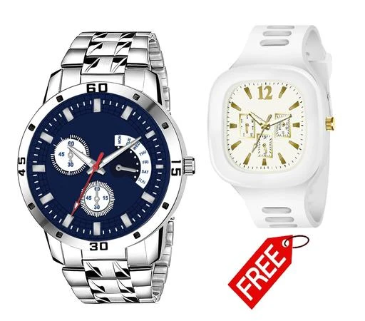 White chain watch online for men