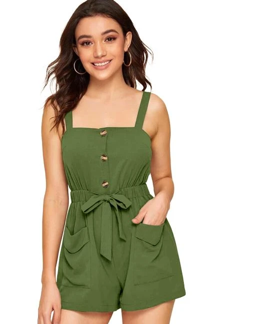 short sleeveless jumpsuit