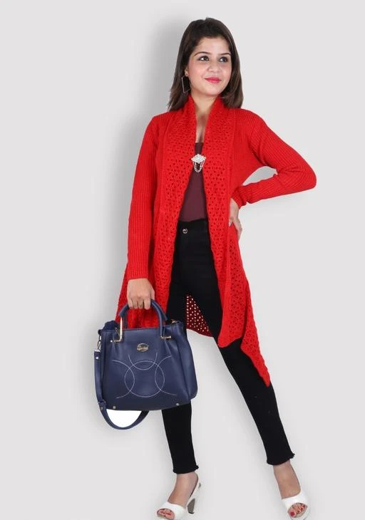 Checkout this latest Capes, Shrugs & Ponchos
Product Name: *Classic Glamorous Women Capes, Shrugs & Ponchos*
Fabric: Wool
Sleeve Length: Long Sleeves
Fit/ Shape: Shrug
Pattern: Solid
Multipack: 1
Sizes:
L, XL
Country of Origin: India
Easy Returns Available In Case Of Any Issue


SKU: Red Shrug-0001
Supplier Name: VRISHREY COLLECTIONS

Code: 408-12063878-6243

Catalog Name: Comfy Sensational Women Capes, Shrugs & Ponchos
CatalogID_2301281
M04-C07-SC1024