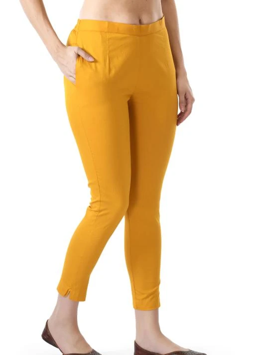 Luisa Cerano Trousers  Gabardine baby flares Acid Yellow  Womens   Bhojpuri Masala