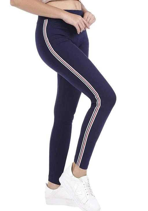 Striped Female Ladies Casual Wear Track Pant, Waist Size: 28.0 at
