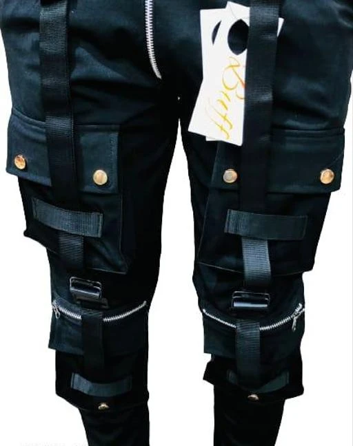 fcityin  Men Zipper Flap Pocket Cargo Pants  Designer Trendy Men Track  Pants