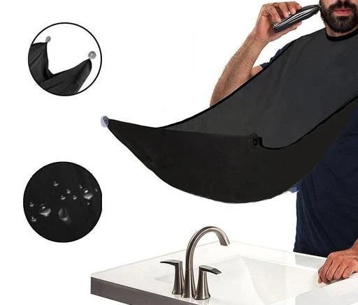 Shaving Apron Beard Bib Hair Trimming Catcher Cape Grooming Tool