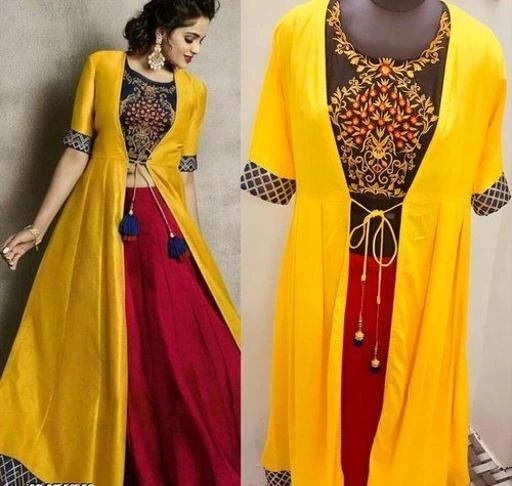 Checkout this latest Kurtis
Product Name: *Women Rayon Embroidered Crop Top Kurti*
Fabric: Rayon
Sleeve Length: Short Sleeves
Pattern: Embroidered
Combo of: Single
Sizes:
S (Bust Size: 36 in) 
M (Bust Size: 38 in) 
L (Bust Size: 40 in) 
XL (Bust Size: 42 in) 
XXL (Bust Size: 44 in) 
Country of Origin: India
Easy Returns Available In Case Of Any Issue


SKU: MI-Yellow Shrug-3 Pcs
Supplier Name: MADE IN INDIA

Code: 875-12181646-6351

Catalog Name: Women Rayon Straight Embroidered Yellow Kurti
CatalogID_2331413
M03-C03-SC1001