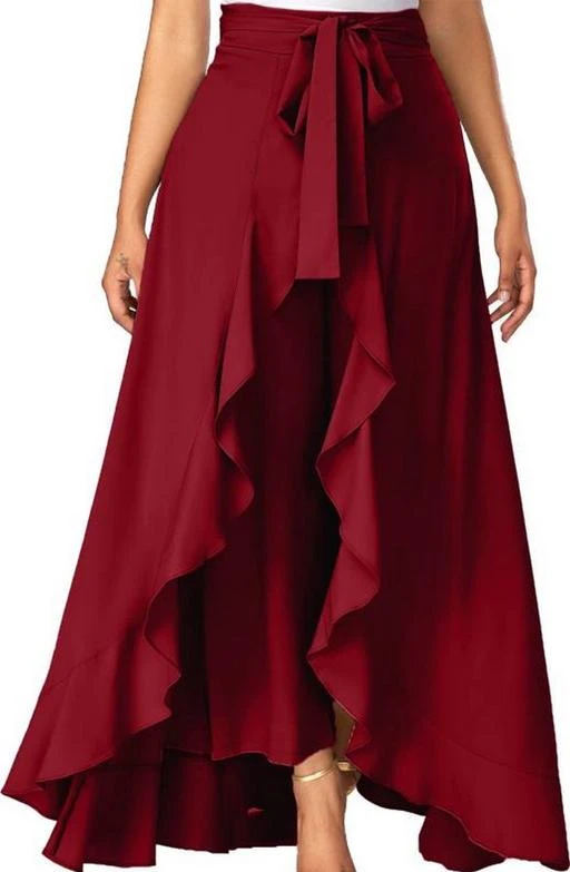 Checkout this latest Skirts
Product Name: *Designer Glamarous Women Western Skirts*
Fabric: Crepe
Pattern: Solid
Multipack: 1
Sizes: 
26, 28, 30, 32, 34, 36, Free Size (Waist Size: 38 in, Length Size: 34 in) 
Country of Origin: India
Easy Returns Available In Case Of Any Issue


SKU: maroon flare skirt
Supplier Name: PG COLLECTION

Code: 563-12205045-2001

Catalog Name: Fashionable Latest Women Western Skirts
CatalogID_2337554
M08-C25-SC1256