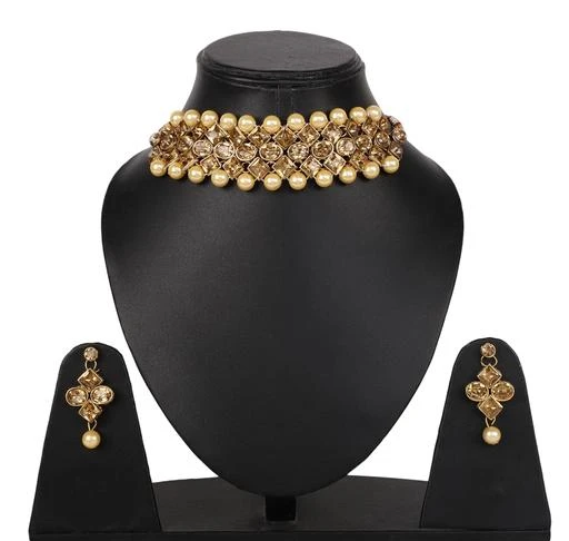 golden kundan choker