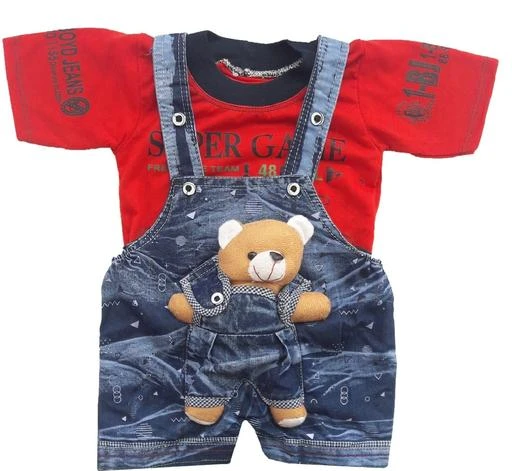 Checkout this latest Dungarees & Jumpsuits
Product Name: *Shingy Baby Boy Baby Girl Denim Dungaree With Tshirt*
Fabric: Denim
Sleeve Length: Shoulder Straps
Pattern: Printed
Net Quantity (N): 1
Sizes: 
0-3 Months, 3-6 Months (Length Size: 19 in, Hip Size: 19 in, Waist Size: 19 in) 
Easy Returns Available In Case Of Any Issue


SKU: DENIM_TEDDY_RED
Supplier Name: NEELAM CHOPRA

Code: 862-12307991-2001

Catalog Name: Modern Stylus Boys Dungarees & Jumpsuits
CatalogID_2363889
M10-C33-SC1152