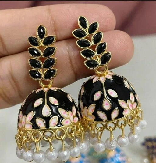 MS Beautiful Earrings and Studs with velvet small box For girls and Womens  Alloy Jhumki Earring Price in India  Buy MS Beautiful Earrings and Studs  with velvet small box For girls