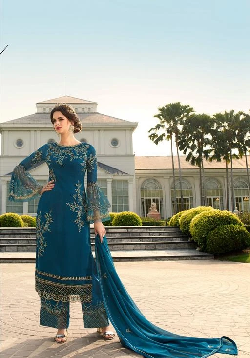 Checkout this latest Semi-Stitched Suits
Product Name: *Glorius model like sea blue color faux georgette Pakistani Straight Salwar Kameez*
Top Fabric: Georgette
Lining Fabric: Shantoon
Bottom Fabric: Shantoon
Dupatta Fabric: Georgette
Pattern: Embroidered
Multipack: Single
Sizes: 
Country of Origin: India
Easy Returns Available In Case Of Any Issue


SKU: RF23550
Supplier Name: Rahees

Code: 4741-12392476-1593

Catalog Name: Trendy Refined Semi-Stitched Suits
CatalogID_2384533
M03-C05-SC1522