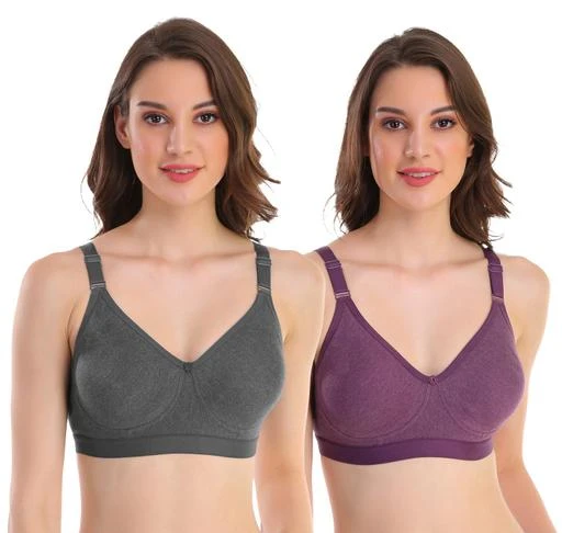  Pooja Ragenee Non Padded Non Wire Bra For Womens Pack