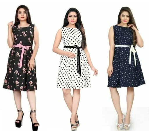 Checkout this latest Dresses
Product Name: *URBAN  Latest Women Dress*
Fabric: Crepe
Sleeve Length: Sleeveless
Pattern: Printed
Net Quantity (N): 3
Sizes:
S (Bust Size: 36 in, Length Size: 36 in) 
M (Bust Size: 38 in, Length Size: 36 in) 
L (Bust Size: 40 in, Length Size: 36 in) 
XL (Bust Size: 42 in, Length Size: 36 in) 
URBAN  Latest Women Dress
Country of Origin: India
Easy Returns Available In Case Of Any Issue


SKU: 112-116-113
Supplier Name: DHAKECHA CREATION

Code: 326-124166365-9951

Catalog Name: Classy Fabulous Women Dresses
CatalogID_36415503
M04-C07-SC1025