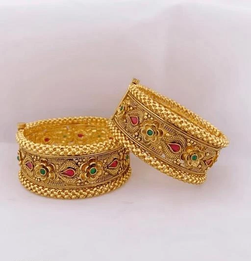 Checkout this latest Bracelet & Bangles
Product Name: *Shimmering Fusion Bracelet & Bangles*
Base Metal: Copper
Plating: Gold Plated
Stone Type: Artificial Stones
Sizing: Non-Adjustable
Type: Kangan
Multipack: 2
Sizes:2.6
Country of Origin: India
Easy Returns Available In Case Of Any Issue


Catalog Rating: ★4.1 (15)

Catalog Name: Shimmering Fusion Bracelet & Bangles
CatalogID_2392557
C77-SC1094
Code: 917-12423777-7002