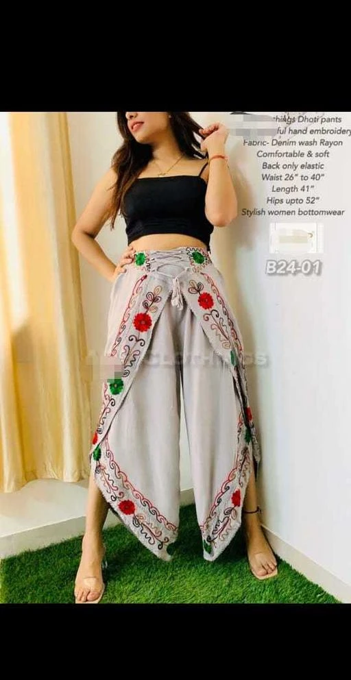 Women Teal Zari Embroidered Peplum Top With Dhoti Pants