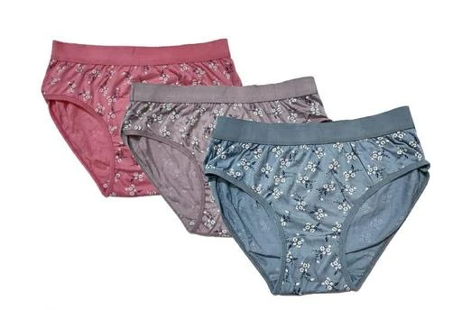 Thakurs Womens Panties Innerwear Combo Ladies Printed Cotton Briefs / For  Girls & Womens All Type