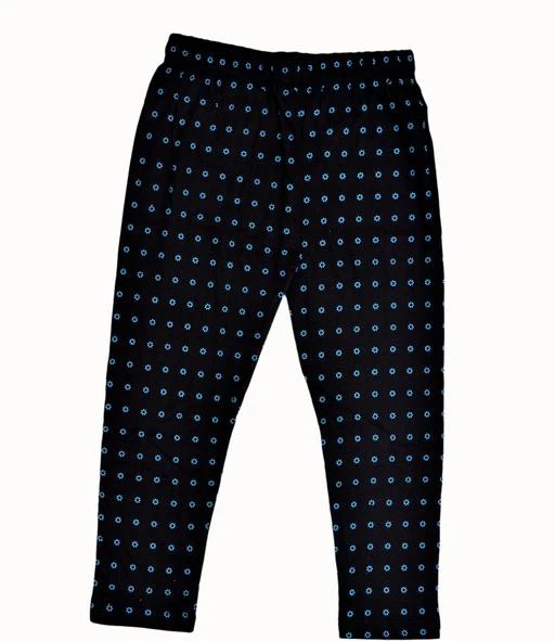IndiWeaves® Girls Cotton Printed Regular Fit Capri 3/4th Pants (Pack of 2)