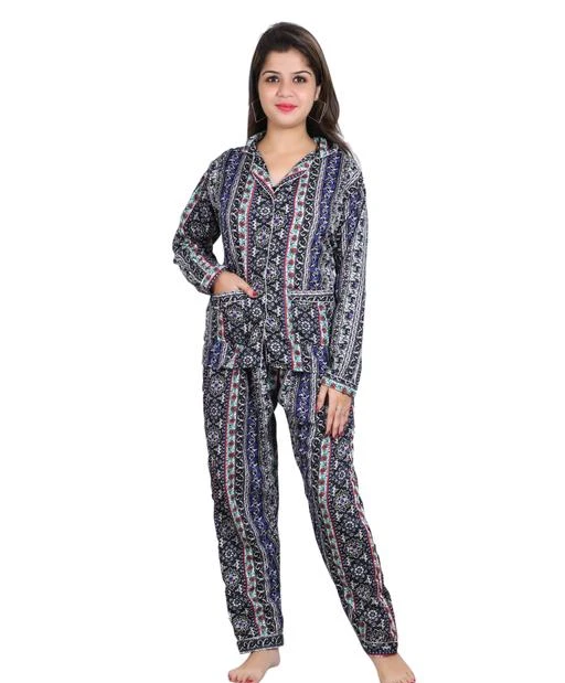 Checkout this latest Nightsuits
Product Name: *TIA Women Rayon Nightsuit*
Top Fabric: Rayon
Bottom Fabric: Rayon
Top Type: Shirt
Bottom Type: Pyjamas
Sleeve Length: Long Sleeves
Pattern: Printed
Multipack: 1
Sizes:
M, L
Country of Origin: India
Easy Returns Available In Case Of Any Issue


Catalog Rating: ★3.6 (121)

Catalog Name: Women's Rayon Nightsuits
CatalogID_2439403
C76-SC1045
Code: 505-12614553-5751