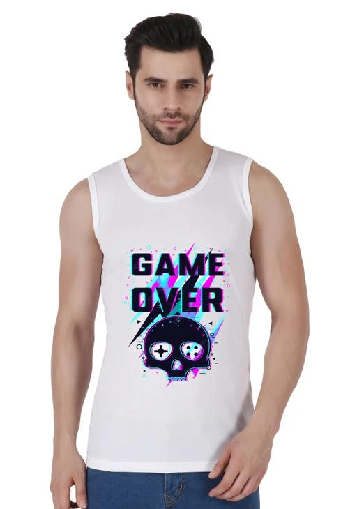 Checkout this latest Vests
Product Name: *GAME OVER MEN SANDO LATEST VEST FOR  BANIYAN*
Fabric: Polycotton
Sleeve Length: Sleeveless
Pattern: Printed
Net Quantity (N): 1
SK Smart Collection comes with ultra-soft fancy and stylish vests with excellent air permeability and ultimate softness, Lightweight waistcoat shirts made for better moisture wicking, super elastic silky and comfortable fabric without pilling, fading, pre-shrunk, more comfy and soft,lightweight,quick dry, keep you cool in summer. Suitable in summer and top great foe casual daily wear, gym sports working or holiday beach
Sizes: 
S (Chest Size: 36 in, Length Size: 26 in, Waist Size: 35 in, Hip Size: 18 in, Shoulder Size: 14 in) 
M (Chest Size: 38 in, Length Size: 26 in, Waist Size: 38 in, Hip Size: 19 in, Shoulder Size: 15 in) 
L (Chest Size: 40 in, Length Size: 26 in, Waist Size: 40 in, Hip Size: 20 in, Shoulder Size: 16 in) 
XL (Chest Size: 42 in, Length Size: 26 in, Waist Size: 42 in, Hip Size: 21 in, Shoulder Size: 17 in) 
XXL (Chest Size: 44 in, Length Size: 26 in, Waist Size: 44 in, Hip Size: 22 in, Shoulder Size: 18 in) 
Country of Origin: India
Easy Returns Available In Case Of Any Issue


SKU: GAME OVER MEN SANDO LATEST VEST FOR EXERCISE BANIYAN
Supplier Name: SK SMART COLLECTION

Code: 382-126160849-997

Catalog Name: Casual Men Vest
CatalogID_37000037
M06-C19-SC1217