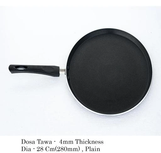 Red Aluminium Non Stick Dosa Tawa