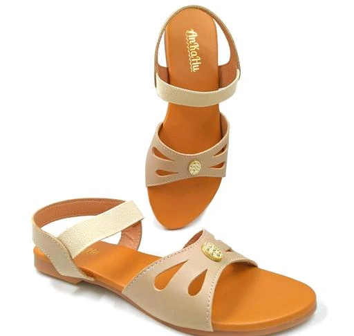 Checkout this latest Flats
Product Name: *AnKaHu Women flats sandals | Flat chappal women | flats for women footwear | beige cream flat sandals for women girls | ladies footwear | Ladies sandals | chappals new model style diamond moti stone nag wali sandal women stylish fancy ankle strap trendy latest fashion flat casual college party wear*
Material: Syntethic Leather
Sole Material: Tpr
Pattern: Solid
Fastening & Back Detail: Backstrap
Net Quantity (N): 1
AnKaHu Enterprises regularly adds latest designs to its footwear collection. This is another masterpiece pair of Latest Fashionable Flat Sandals from the house of AnKaHu Enterprises is extremely stylish. It is available at most economical price. Wearing This Stylish Flat Sandals Feeling Comfortable and Look Stylish. Featuring a contemporary refined design with exceptional comfort, this pair is perfect to give your quintessential dressing an upgrade. The casual design makes them perfect for daily use whereas the design aesthetics make it the right choice for wearing to a party. Buy yourself these AnKaHu sandals or gift someone NOW! Note : Colour may look a bit different because of lighting, otherwise you’ll get the same product as shown in the picture.
Sizes: 
IND-4 (Foot Length Size: 23.4 cm) 
IND-5 (Foot Length Size: 24 cm) 
IND-6 (Foot Length Size: 24.8 cm) 
IND-7 (Foot Length Size: 25.4 cm) 
IND-8 (Foot Length Size: 26 cm) 
Country of Origin: India
Easy Returns Available In Case Of Any Issue


SKU: AnKaHu-SKU-MSO-0511-P
Supplier Name: AnKaHu Enterprises

Code: 552-126861729-999

Catalog Name: Fashionate Women Flats
CatalogID_37217897
M09-C30-SC1071