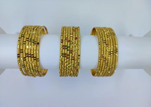 New Gold Bracelet And Ring Set Designs  K4 Fashion  Gold bangles design  Gold fashion necklace Indian jewelry sets