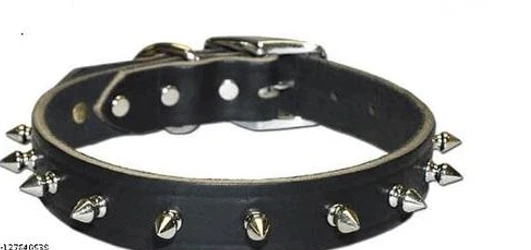 Dog Collar Genuine Leather Pet Collars For Small Medium