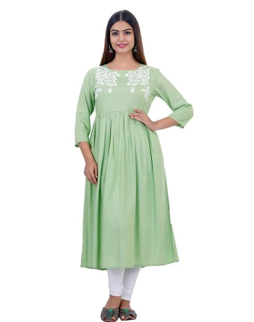 Checkout this latest Kurtis
Product Name: *Kashvi Refined Kurtis*
Fabric: Rayon
Sleeve Length: Three-Quarter Sleeves
Pattern: Embroidered
Combo of: Single
Sizes:
S (Bust Size: 36 in, Size Length: 46 in) 
L (Bust Size: 40 in, Size Length: 46 in) 
Country of Origin: India
Easy Returns Available In Case Of Any Issue


Catalog Rating: ★4.3 (88)

Catalog Name: Women Rayon Empire Embroidered Yellow Kurti
CatalogID_2478763
C74-SC1001
Code: 683-12781179-0711
